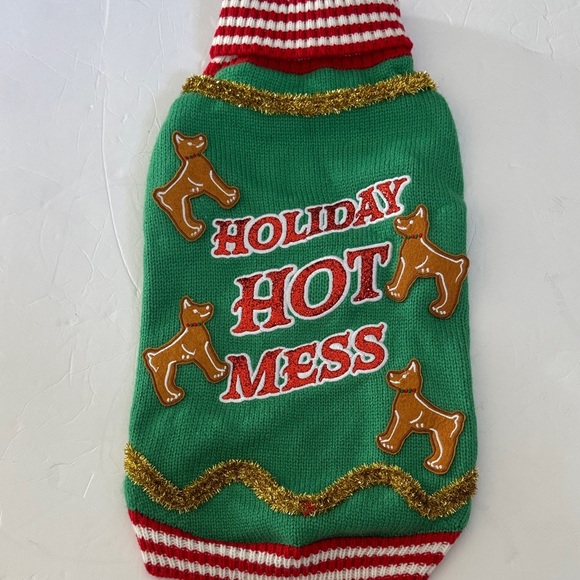 Merry Christmas Other - Merry & Bright Dog Ugly Christmas Sweater Holiday Hot Mess M